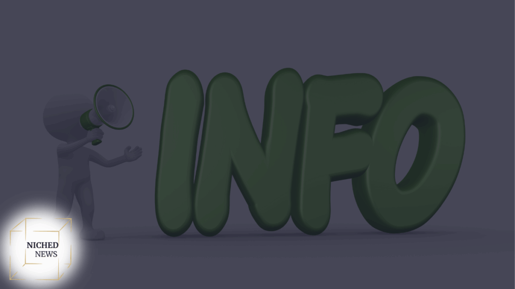 Megaphone figure shouting green info message